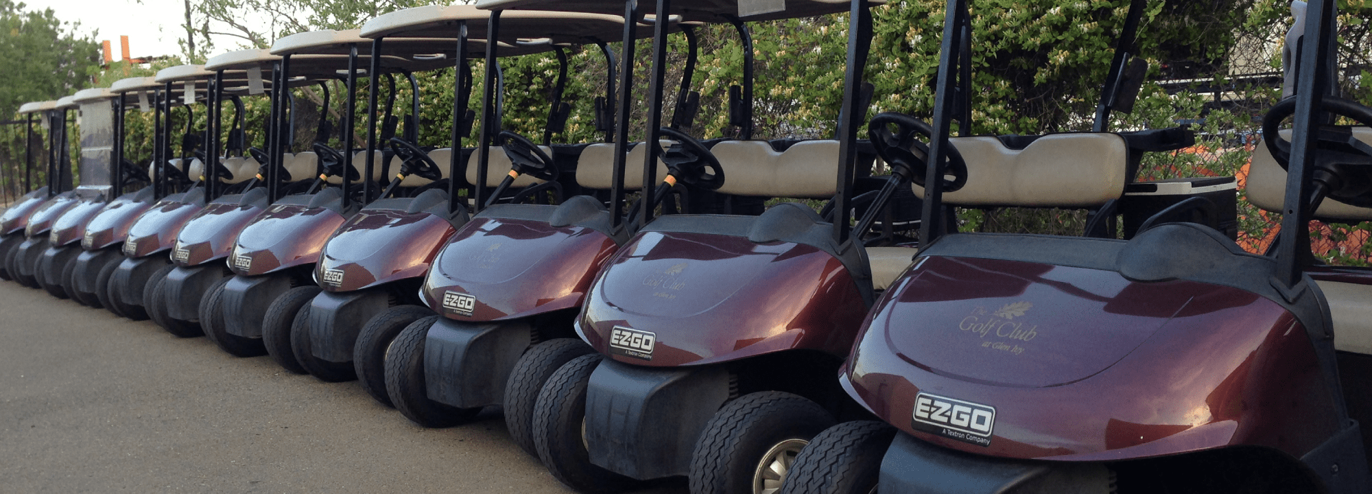 Golf & Utility Vehicle Rentals page Banner