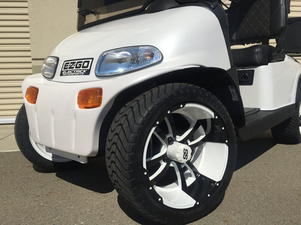 Bright White Painted Front Bumper & Body & Rocket Panels 